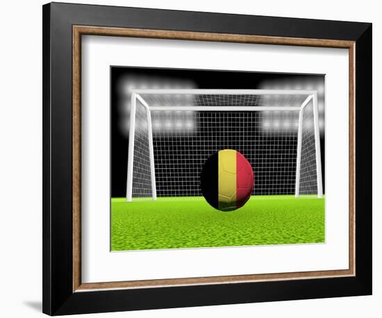 Soccer Belgium-koufax73-Framed Art Print