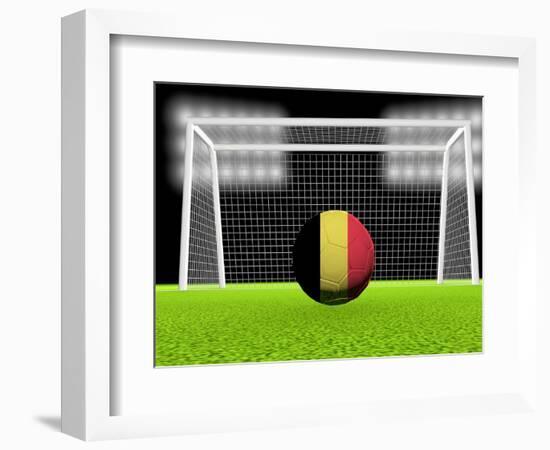 Soccer Belgium-koufax73-Framed Art Print