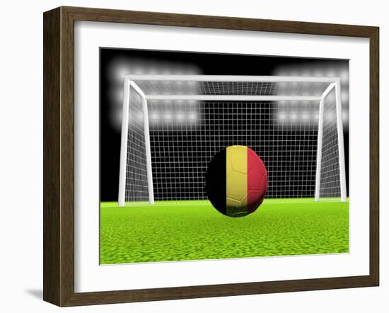 Soccer Belgium-koufax73-Framed Art Print