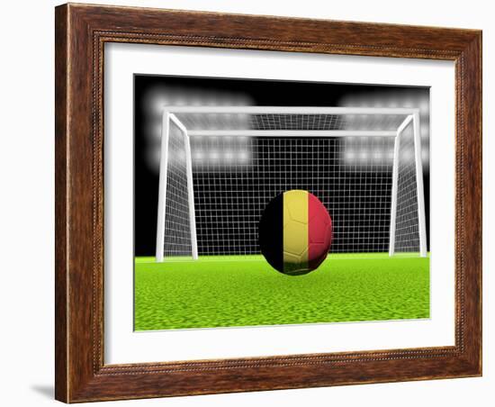 Soccer Belgium-koufax73-Framed Art Print