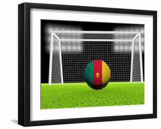 Soccer Cameroon-koufax73-Framed Art Print