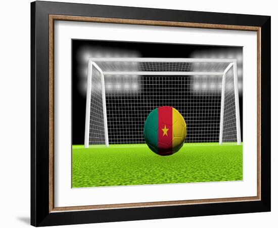 Soccer Cameroon-koufax73-Framed Art Print