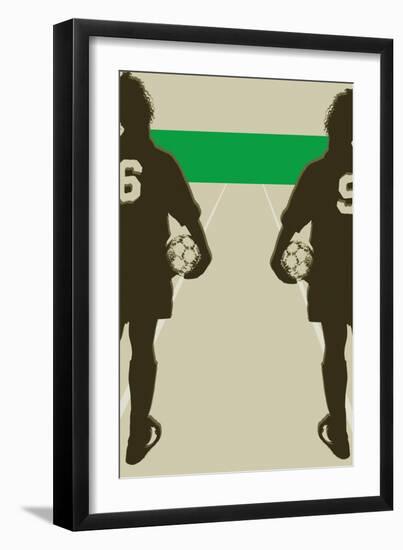 Soccer challenge-null-Framed Giclee Print