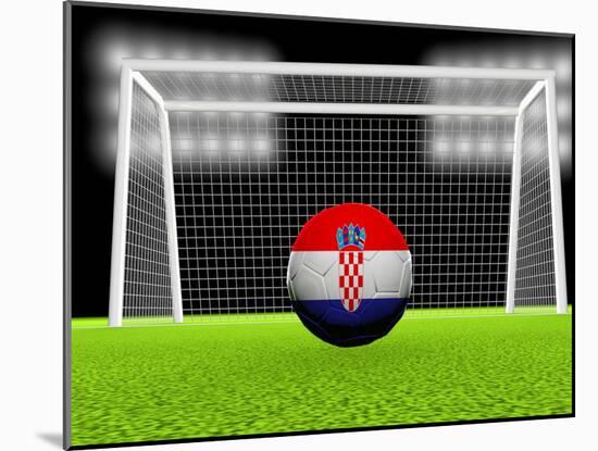 Soccer Croatia-koufax73-Mounted Art Print