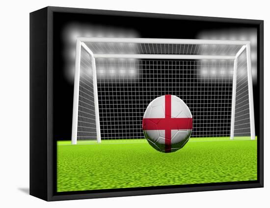 Soccer England-koufax73-Framed Stretched Canvas