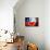 Soccer Football Ball with Chile Flag-daboost-Art Print displayed on a wall