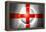 Soccer Football Ball with England Flag-daboost-Framed Stretched Canvas