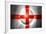 Soccer Football Ball with England Flag-daboost-Framed Premium Giclee Print