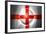 Soccer Football Ball with England Flag-daboost-Framed Premium Giclee Print