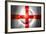 Soccer Football Ball with England Flag-daboost-Framed Premium Giclee Print