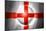 Soccer Football Ball with England Flag-daboost-Mounted Art Print