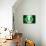 Soccer Football Ball with Nigeria Flag-daboost-Mounted Art Print displayed on a wall