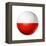 Soccer Football Ball With Poland Flag-daboost-Framed Stretched Canvas