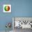 Soccer Football Ball With Senegal Flag-daboost-Framed Stretched Canvas displayed on a wall