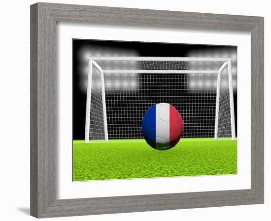 Soccer France-koufax73-Framed Art Print