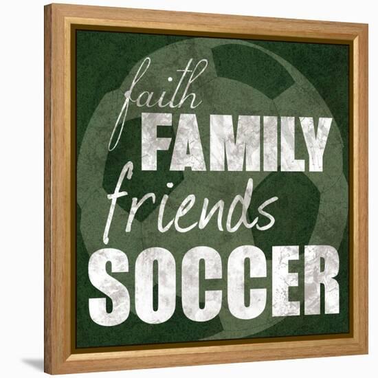 Soccer Friends-Lauren Gibbons-Framed Stretched Canvas