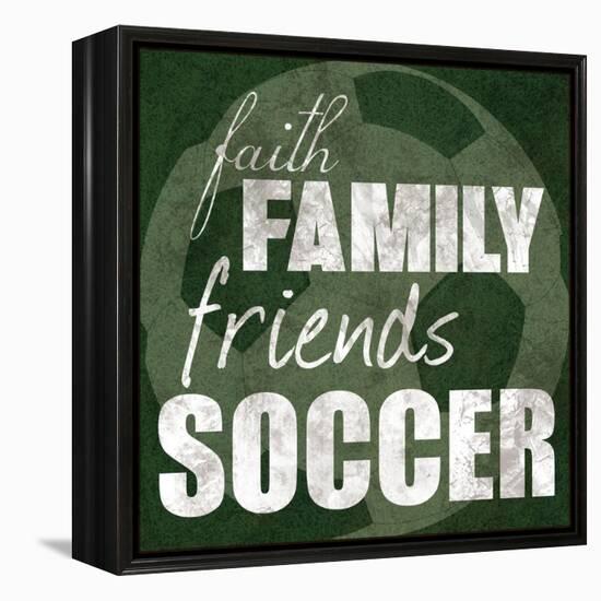 Soccer Friends-Lauren Gibbons-Framed Stretched Canvas