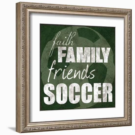 Soccer Friends-Lauren Gibbons-Framed Art Print