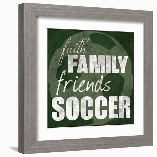 Soccer Friends-Lauren Gibbons-Framed Art Print