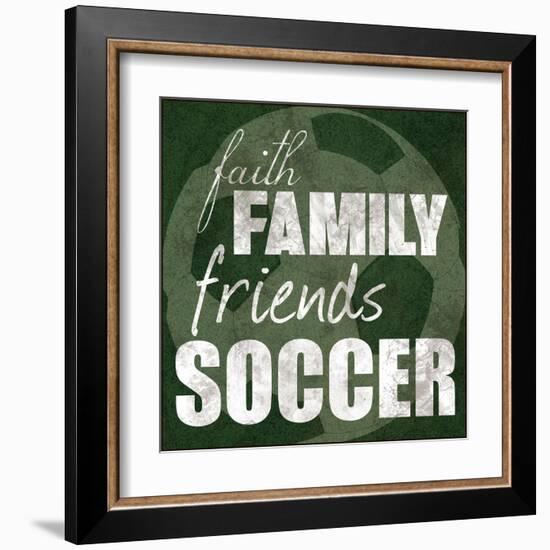 Soccer Friends-Lauren Gibbons-Framed Art Print