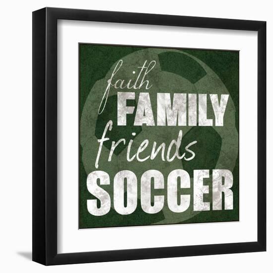 Soccer Friends-Lauren Gibbons-Framed Art Print