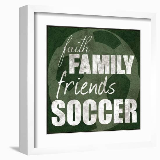 Soccer Friends-Lauren Gibbons-Framed Art Print