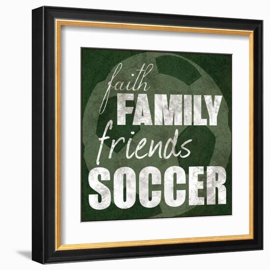 Soccer Friends-Lauren Gibbons-Framed Art Print