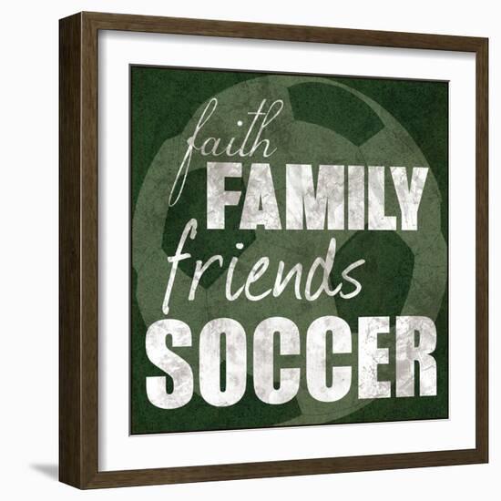 Soccer Friends-Lauren Gibbons-Framed Art Print