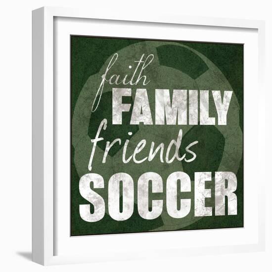 Soccer Friends-Lauren Gibbons-Framed Art Print