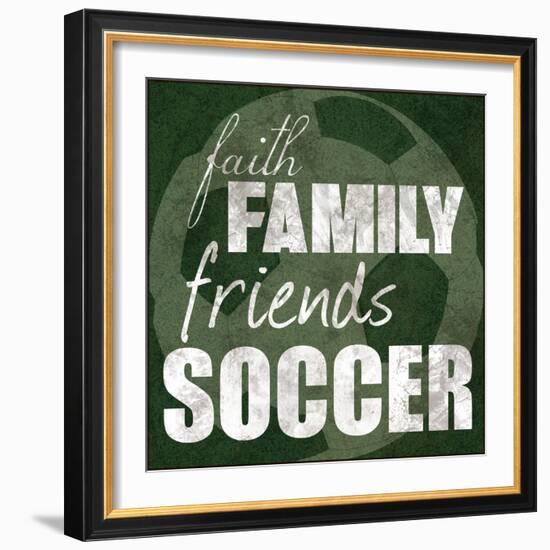 Soccer Friends-Lauren Gibbons-Framed Art Print