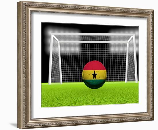 Soccer Ghana-koufax73-Framed Art Print