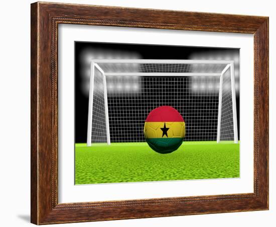 Soccer Ghana-koufax73-Framed Art Print