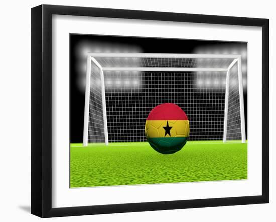 Soccer Ghana-koufax73-Framed Art Print