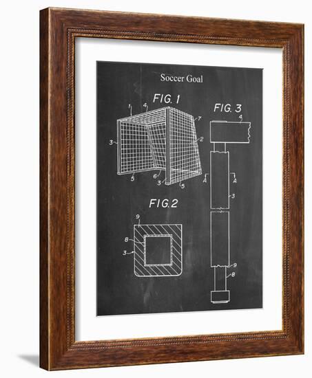 Soccer Goal Patent-null-Framed Art Print