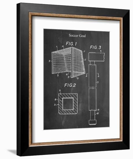 Soccer Goal Patent-null-Framed Art Print