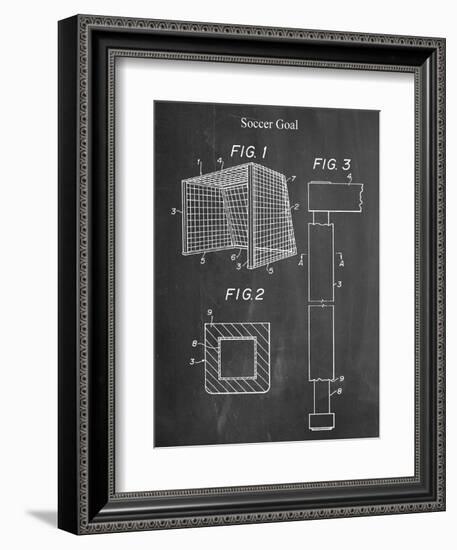 Soccer Goal Patent-null-Framed Art Print