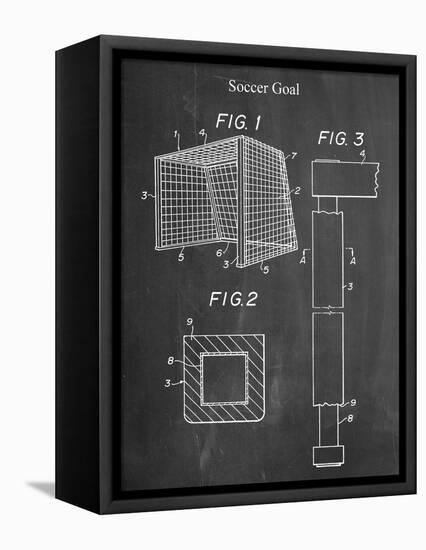 Soccer Goal Patent-null-Framed Stretched Canvas