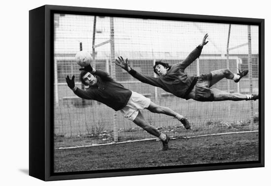 Soccer Goalies, 1974-null-Framed Premier Image Canvas
