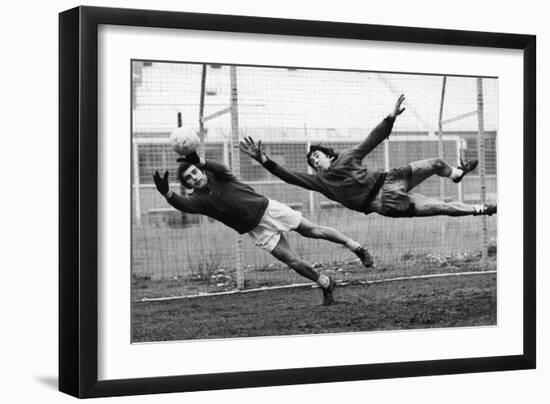 Soccer Goalies, 1974-null-Framed Giclee Print