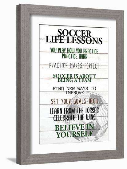 Soccer Life-Kimberly Allen-Framed Art Print