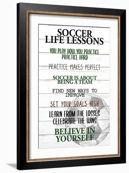 Soccer Life-Kimberly Allen-Framed Art Print