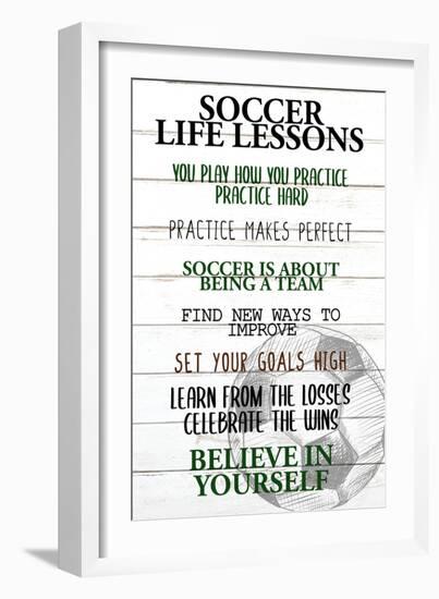 Soccer Life-Kimberly Allen-Framed Art Print