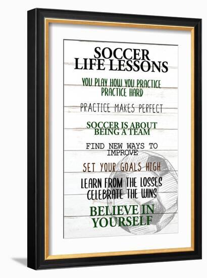 Soccer Life-Kimberly Allen-Framed Art Print