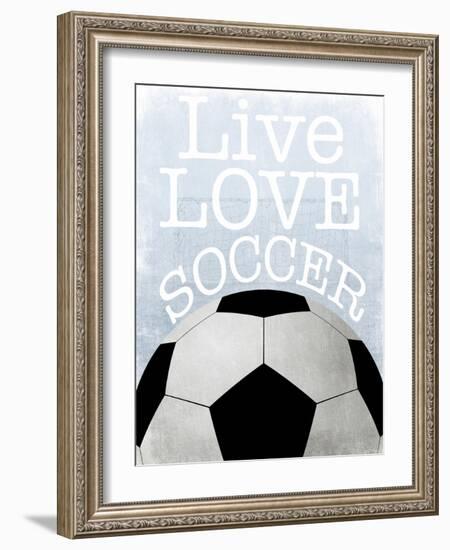 Soccer Love-Marcus Prime-Framed Art Print