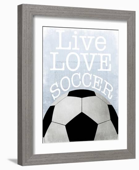 Soccer Love-Marcus Prime-Framed Art Print