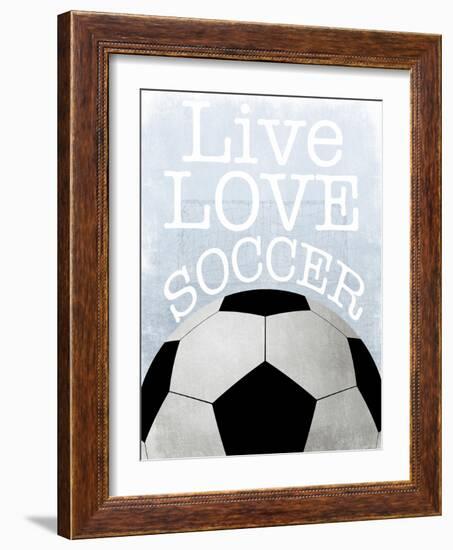 Soccer Love-Marcus Prime-Framed Art Print