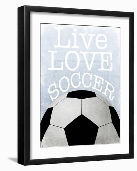 Soccer Love-Marcus Prime-Framed Art Print