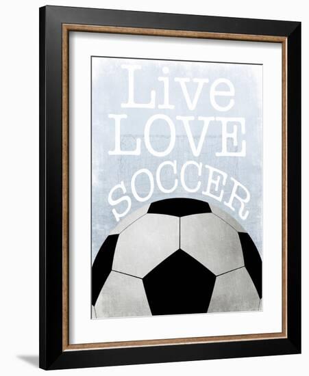 Soccer Love-Marcus Prime-Framed Art Print