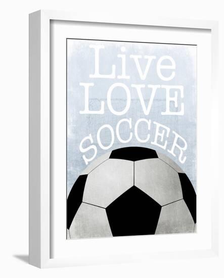 Soccer Love-Marcus Prime-Framed Art Print