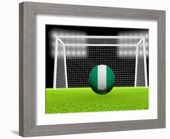 Soccer Nigeria-koufax73-Framed Art Print